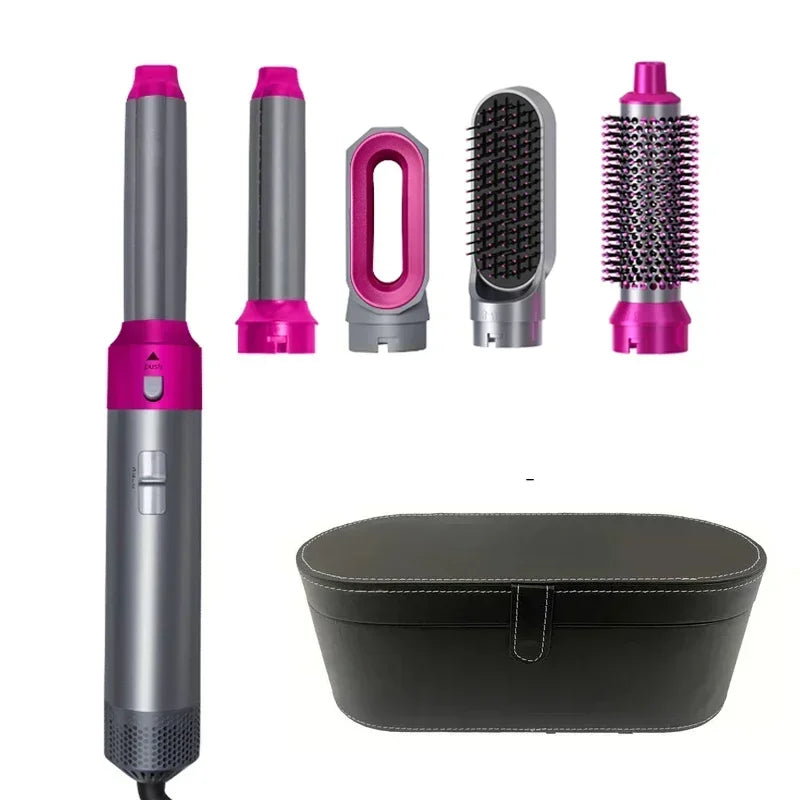 5 in 1 Hair Dryer Hot Comb Set Professional