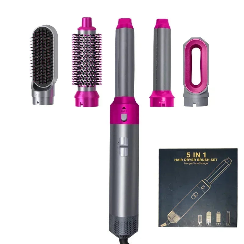 5 in 1 Hair Dryer Hot Comb Set Professional