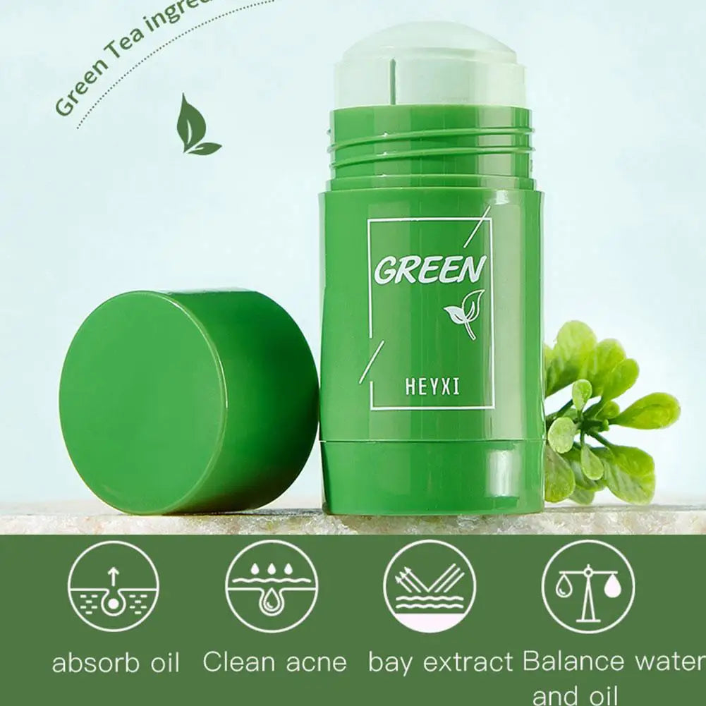 Green Tea Eggplant Solid Mask Deep Cleansing