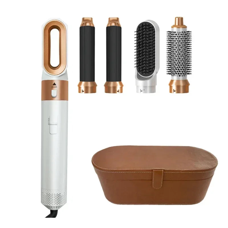 5 in 1 Hair Dryer Hot Comb Set Professional