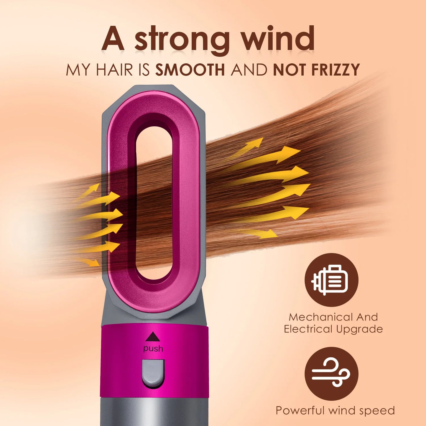 Multifunctional 5 In 1 Hair Straightener Curler Styling Set For Dyson Airwrap
