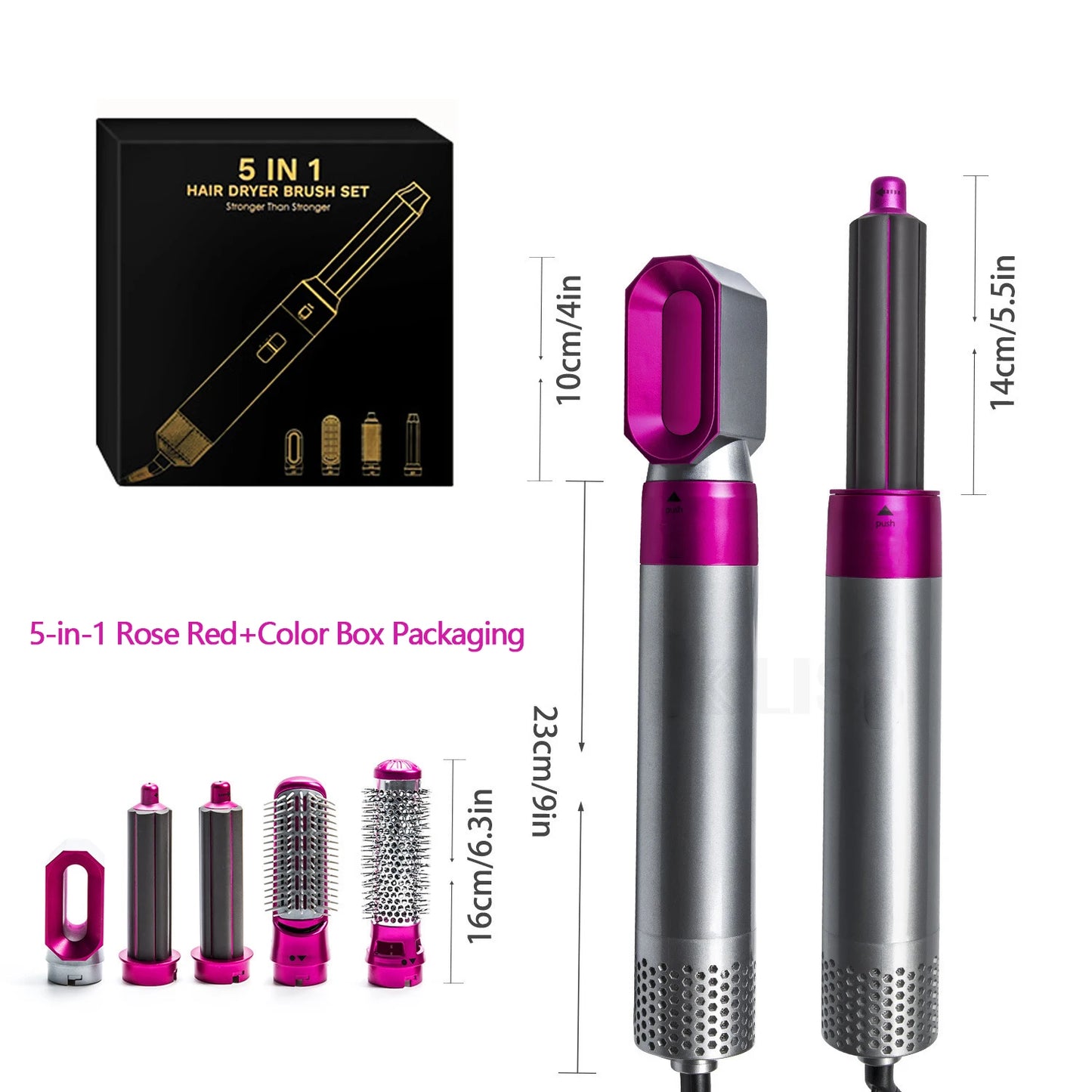 Multifunctional 5 In 1 Hair Straightener Curler Styling Set For Dyson Airwrap