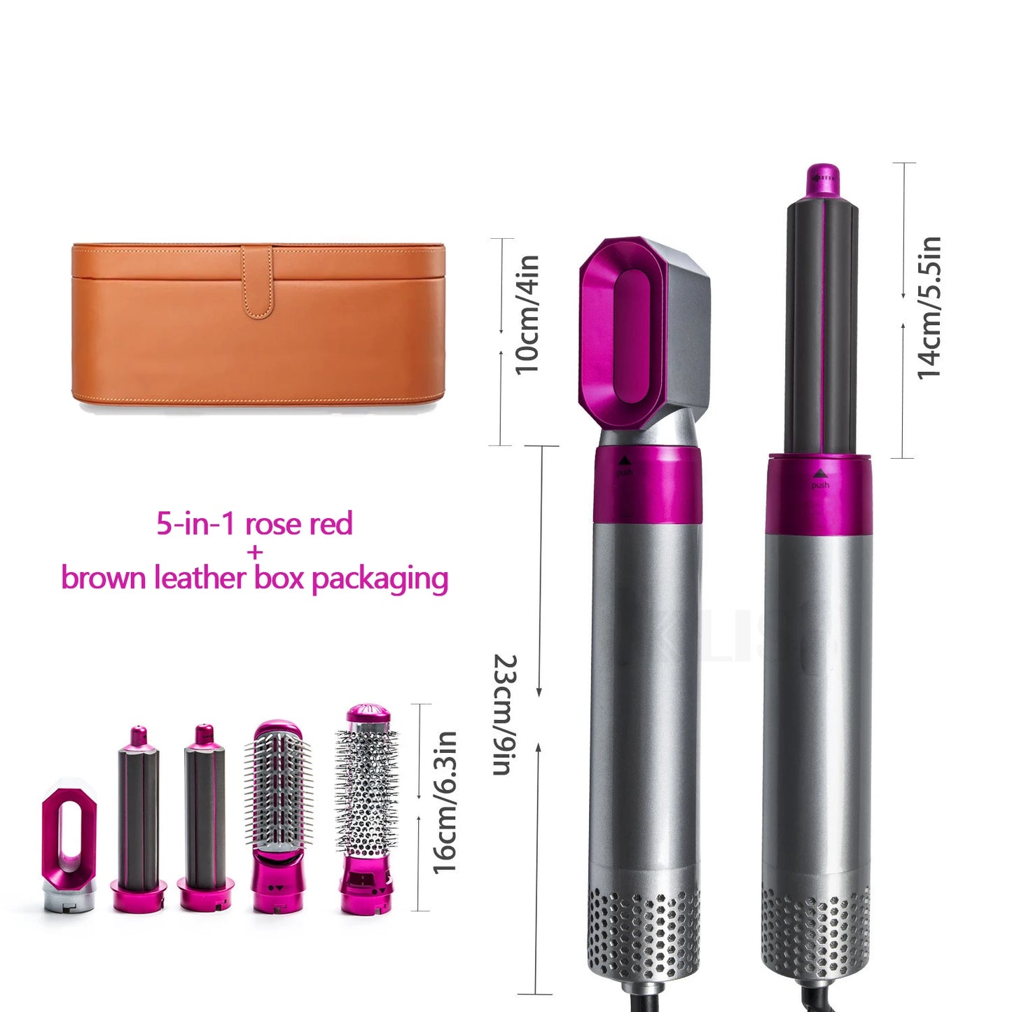 Multifunctional 5 In 1 Hair Straightener Curler Styling Set For Dyson Airwrap