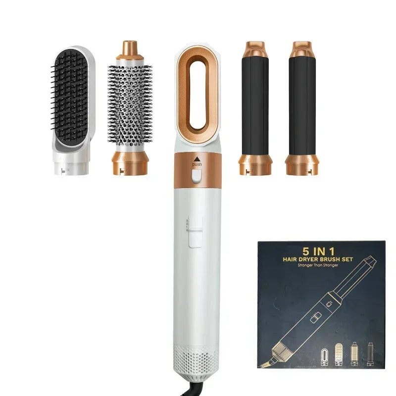 5 in 1 Hair Dryer Hot Comb Set Professional