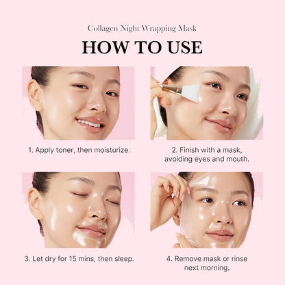 Korean Collagen Wrapping Peel Off Facial