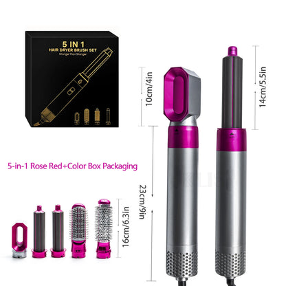 Multifunctional 5 In 1 Hair Straightener Curler Styling Set For Dyson Airwrap
